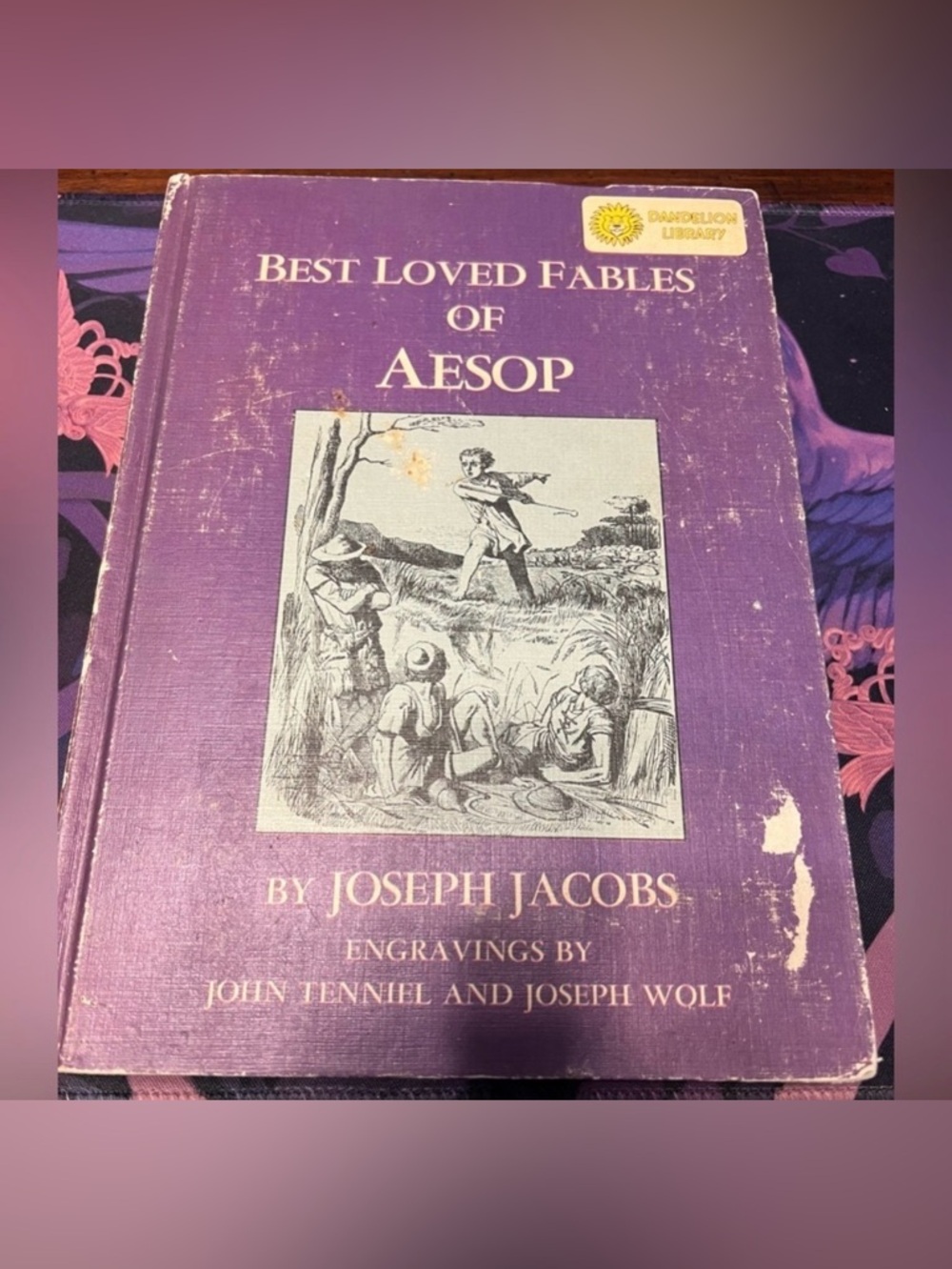 Vintage Dandelion Library Aesop’s Fables & Nonsense Alphabets 1967 Flip Book